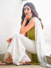 Forest Green Chikankari Kurta